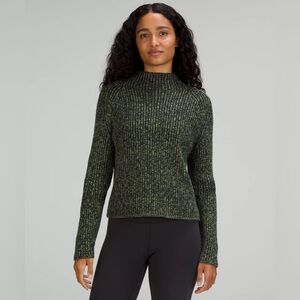 Lululemon Cotton-Cashmere Blend Mockneck Sweater